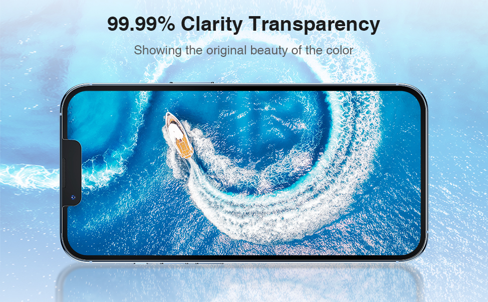 [3+2] EGV 3 Pack Screen Protector for iPhone 13 Pro Max with 2 Pack Camera Lens Protector