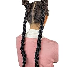 34inch Long Braid Hair Extensions 2pcs Set