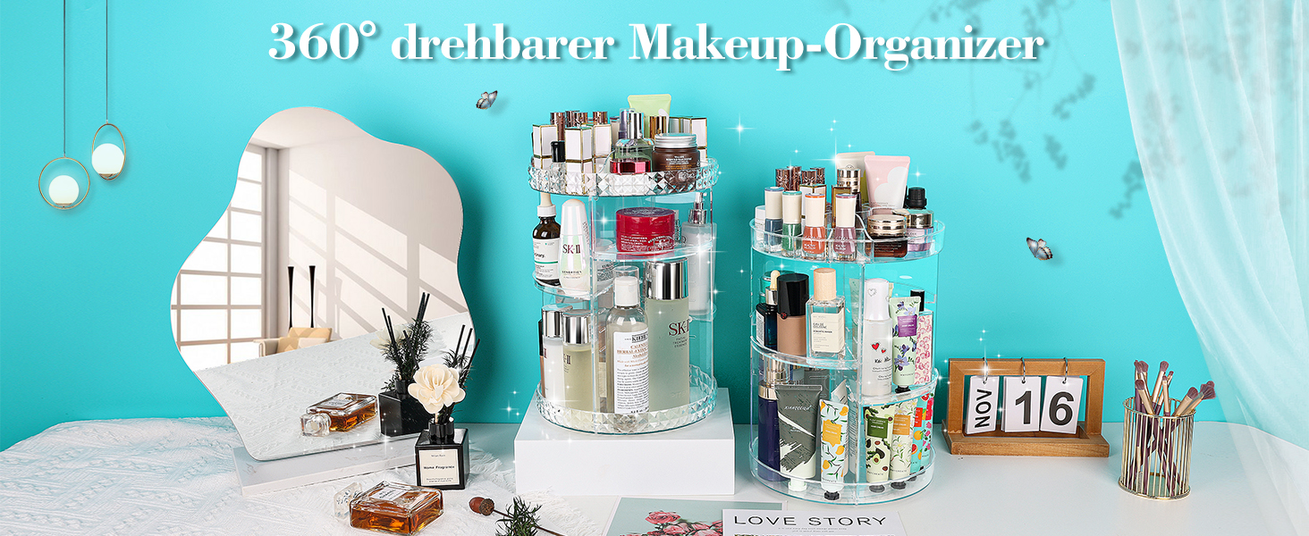 Makeup-Organizer Arbeitsplatte