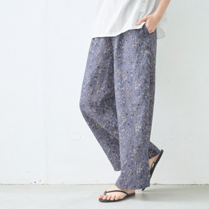 2022SS 花柄リネンパンツ Look20 Amazon | [TOKYOBASIC] リネンパンツレディース 夏 花柄