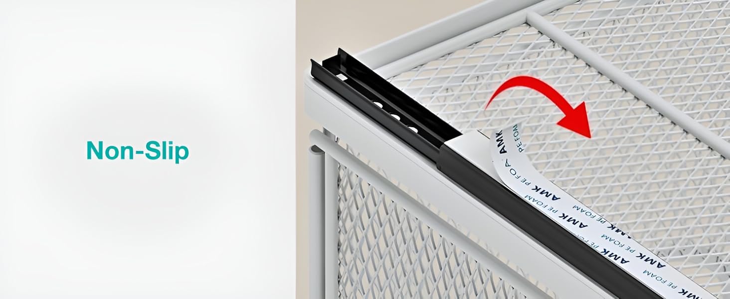 Kitchen Organizer Sliding Shelf Bathroom Desk Cupboard Cabinet Storage Spice Rack Basket Pullout