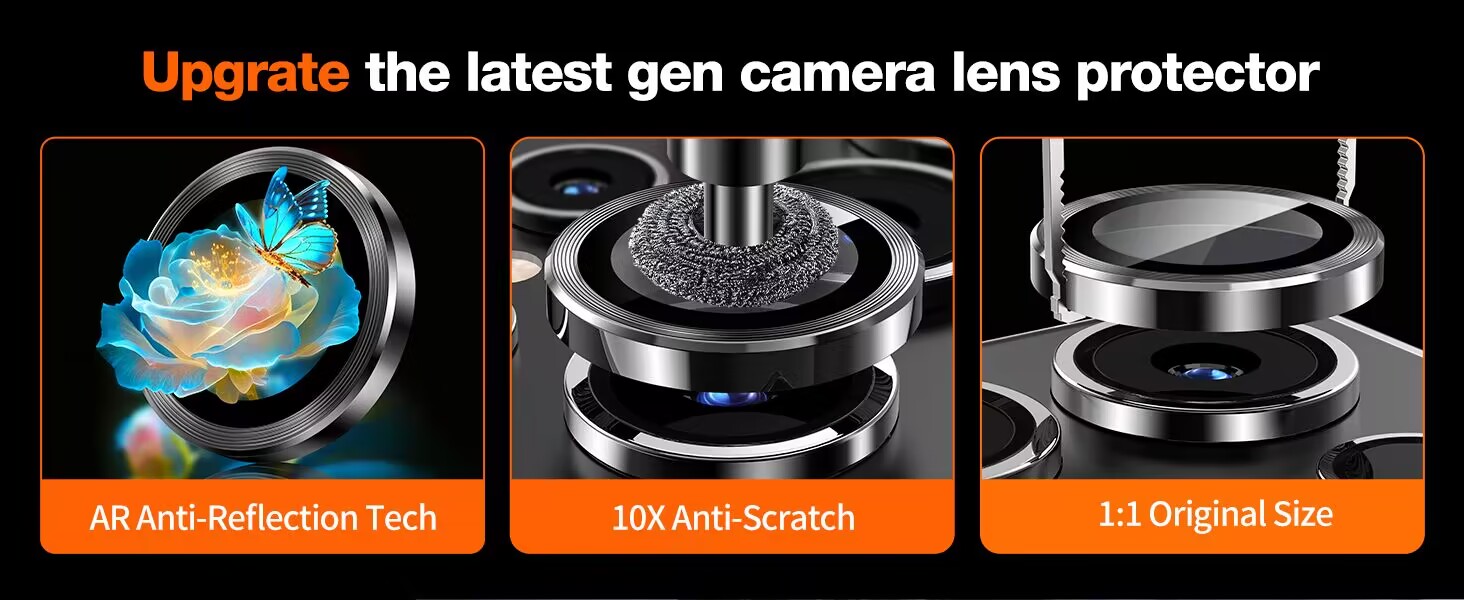 Upgrate the latest gen camera lens Protector