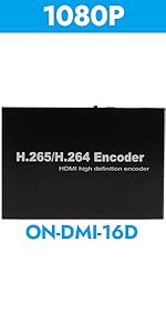 HVE16D HDMI Encoder for Live Streaming W/Loopout SD Card Slot