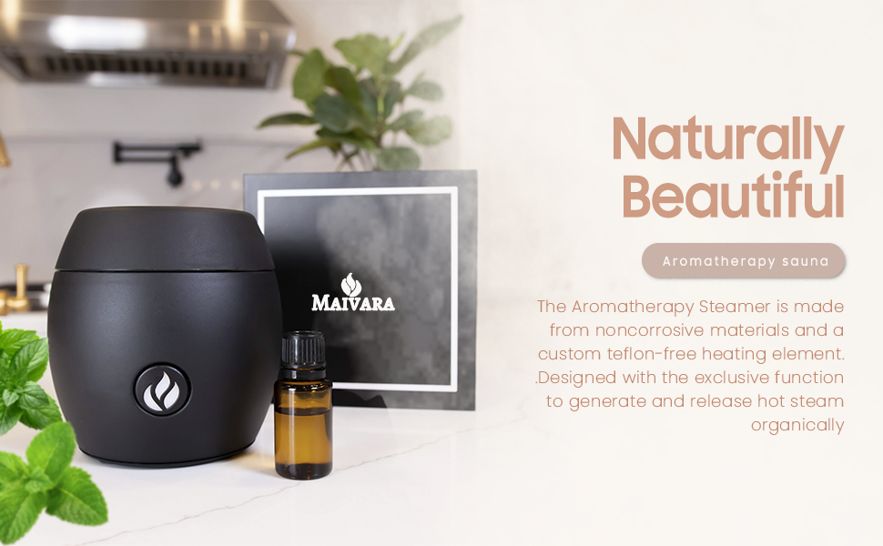 Maivara Aromatherapy Steamer Organic Face Steamer for Essential Oils