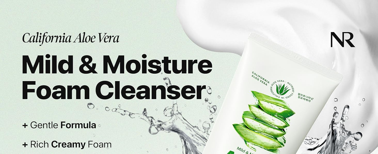 Mild & Moisture Aloe Vera Foam Cleanser