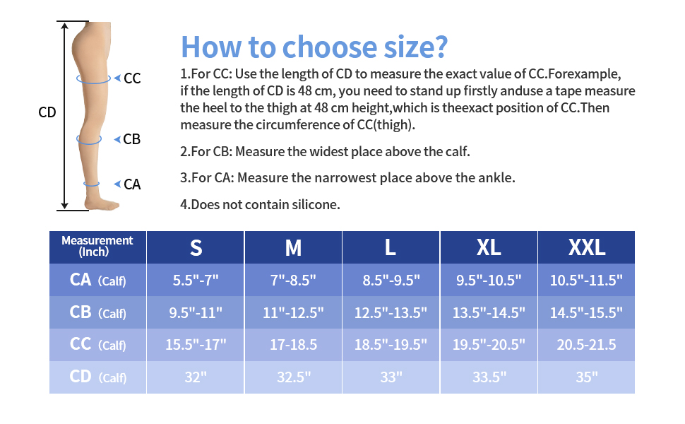 2 Pairs Compression Pantyhose Women Support Hose 2030 mmHg