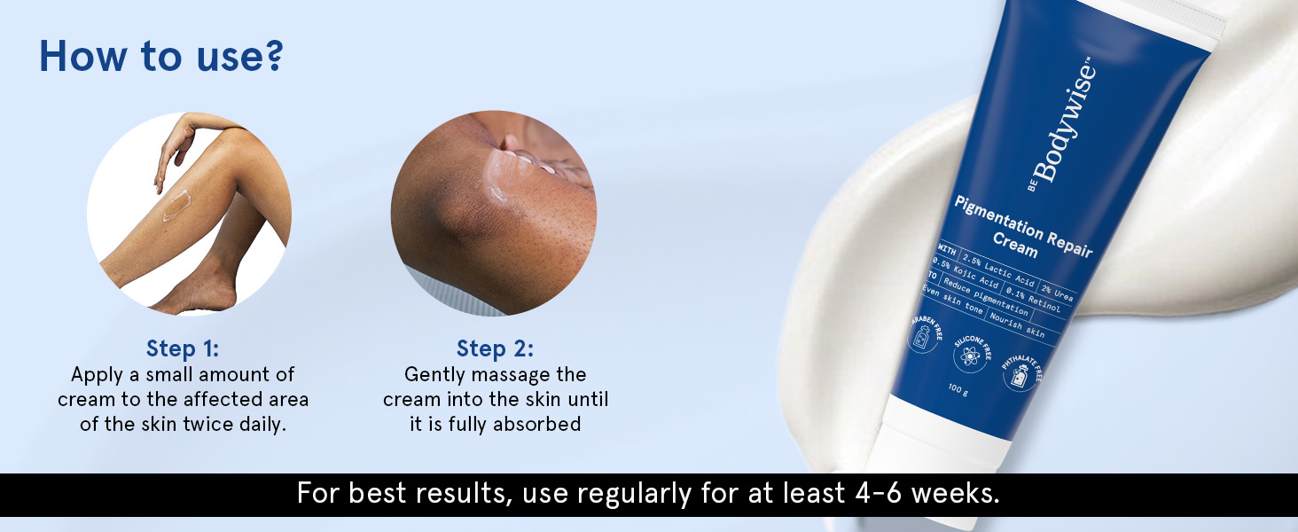 Be Bodywise Pigmentation Cream for Acanthosis Nigricans with Lactic