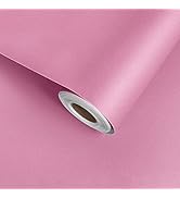 STICKEEP Matte Pink Contact Paper Peel and Stick Wallpaper for Girls Bedroom Self Adhesive Pink W...