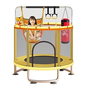 Amazon | トランポリン 室内 子供用 【亜鉛メッキ鋼構造 静音