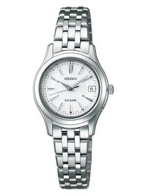 3010 SEIKO　EXCELINE　腕時計　ソーラー　シェル　銀 3010 SEIKO EXCELINE 腕時計 ソーラー シェル 銀 - メルカリ