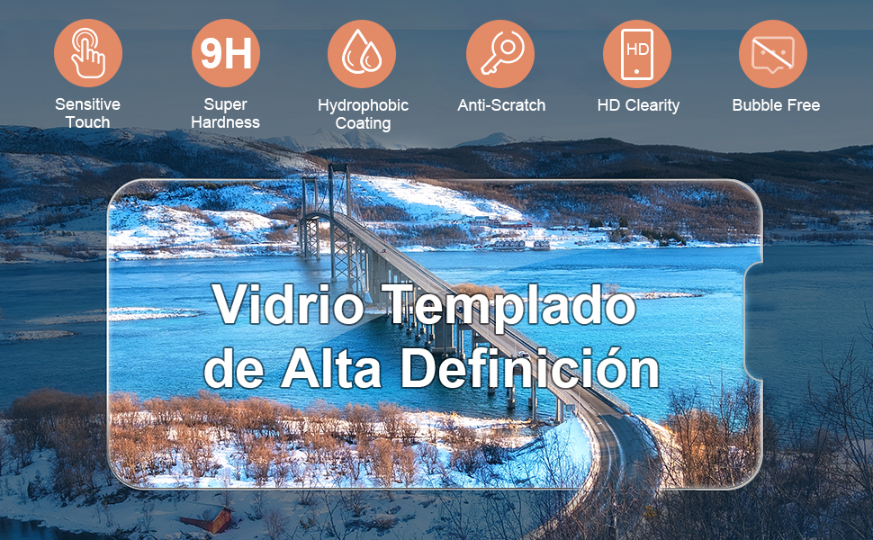  Características del Cristal Templado Protector de Pantalla :