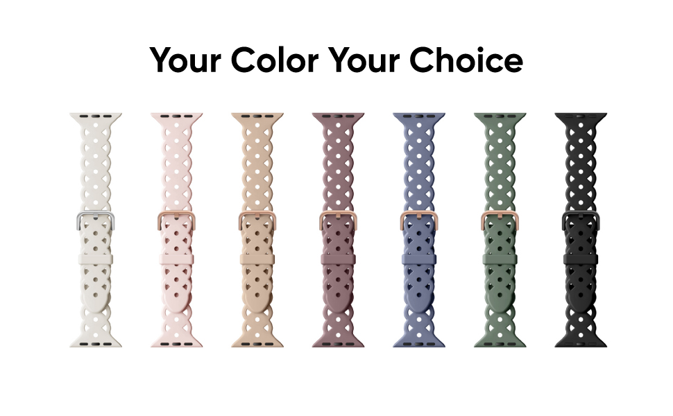 apple watch band lace silicone
