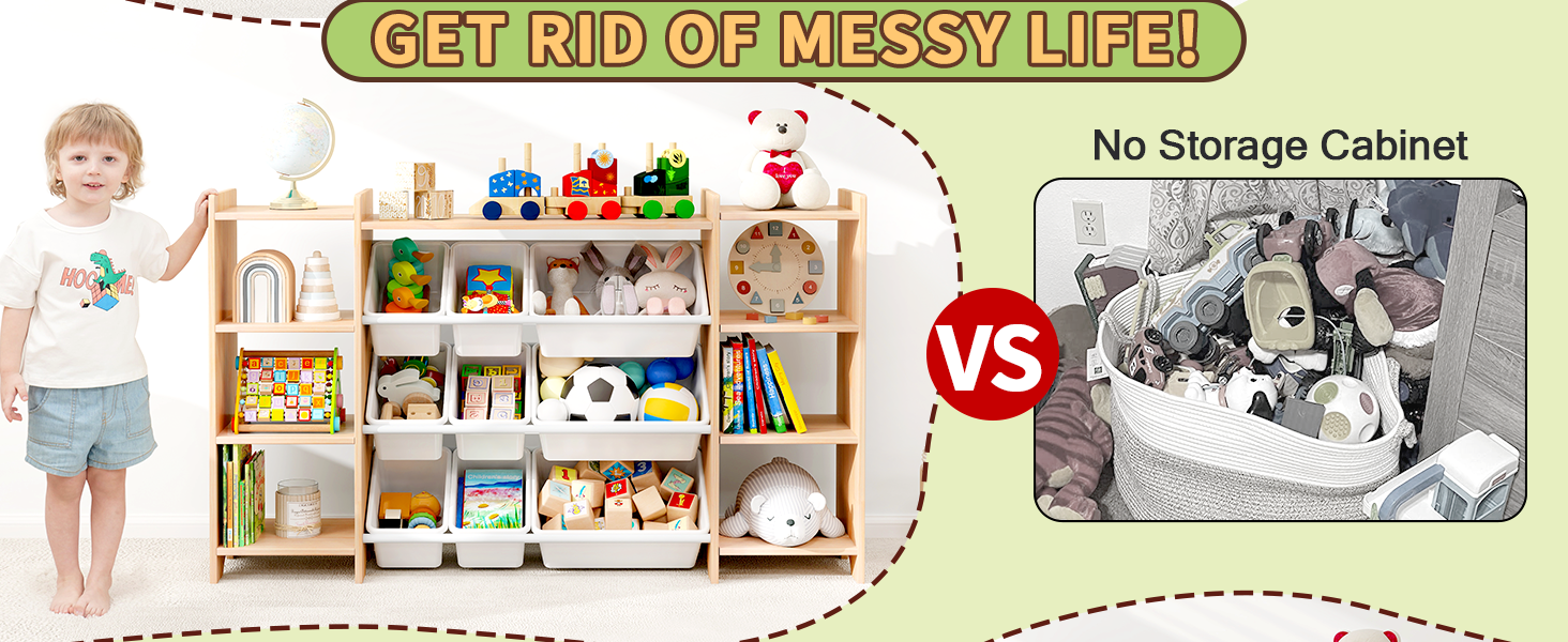 toy storage and organizers