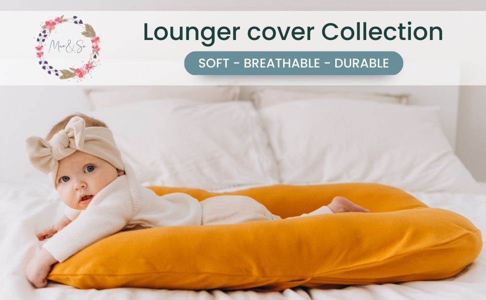 Max&So Baby Lounger Cover for Newborn Infant Lounger