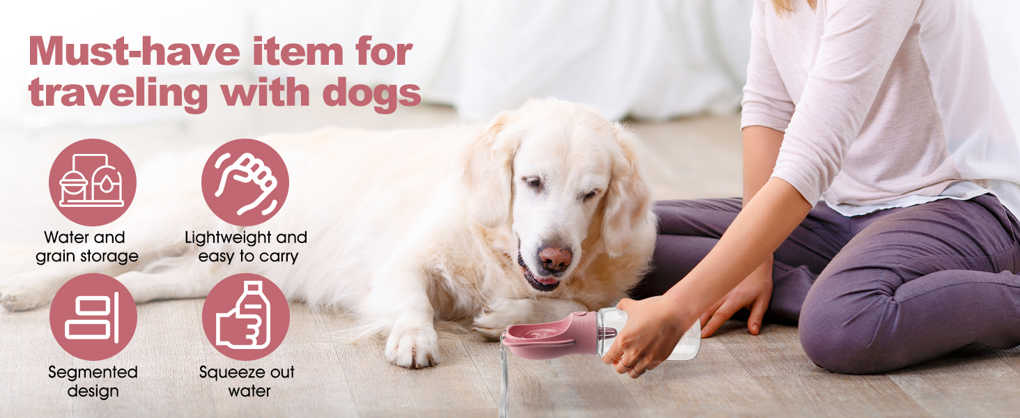 Leakproof  Pet Water supplies and food feeder 