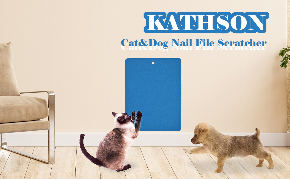 kathson 6 Pcs Cat Nail File Scratcher,Cats Scratch