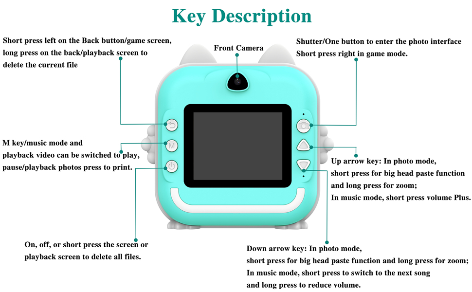 Kids Camera Instant Print       Camera for Kids