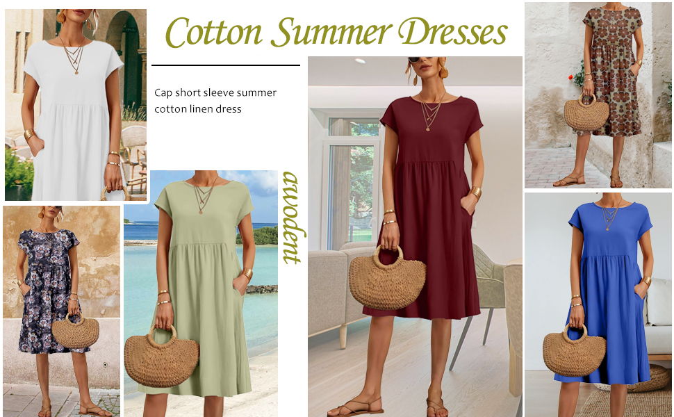 COTTON COLOR VOLUME DRESS ミント Mサイズ Amazon.com: KOH KOH Petite Womens Long Flowy Modest V-Neck