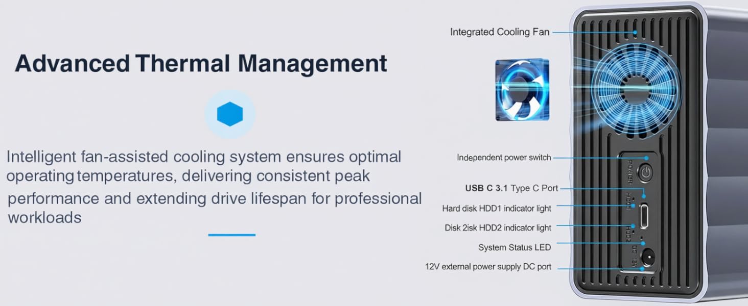 external storage raid, dual disk enclosure, sata raid box, hdd docking station, external raid