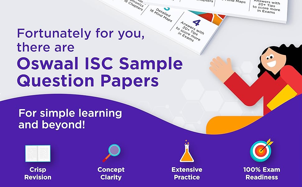 Oswaal ISC English Paper1, English Paper2, Physics, Chemistry