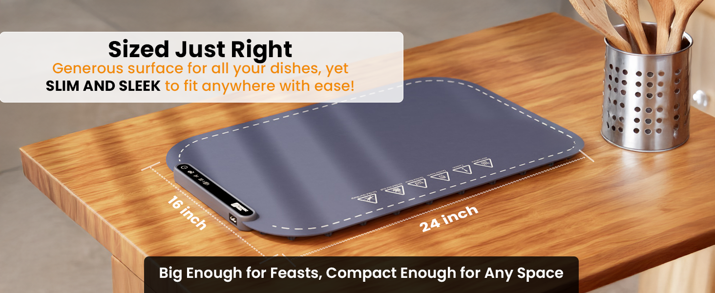 electric heating mat for food silicone food warming mat countertop warming mat