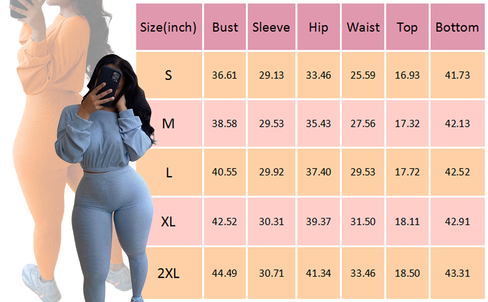 two piece outfits for women sexy ribbed pullover crop tops and bodycon pants set sweatsuit