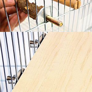 Natural Parrot Perch Wooden Stand Platform