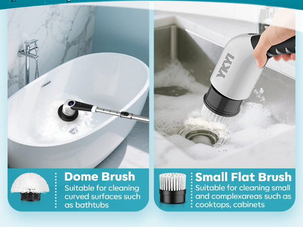electric spin scrubber,cordless cleaning brush