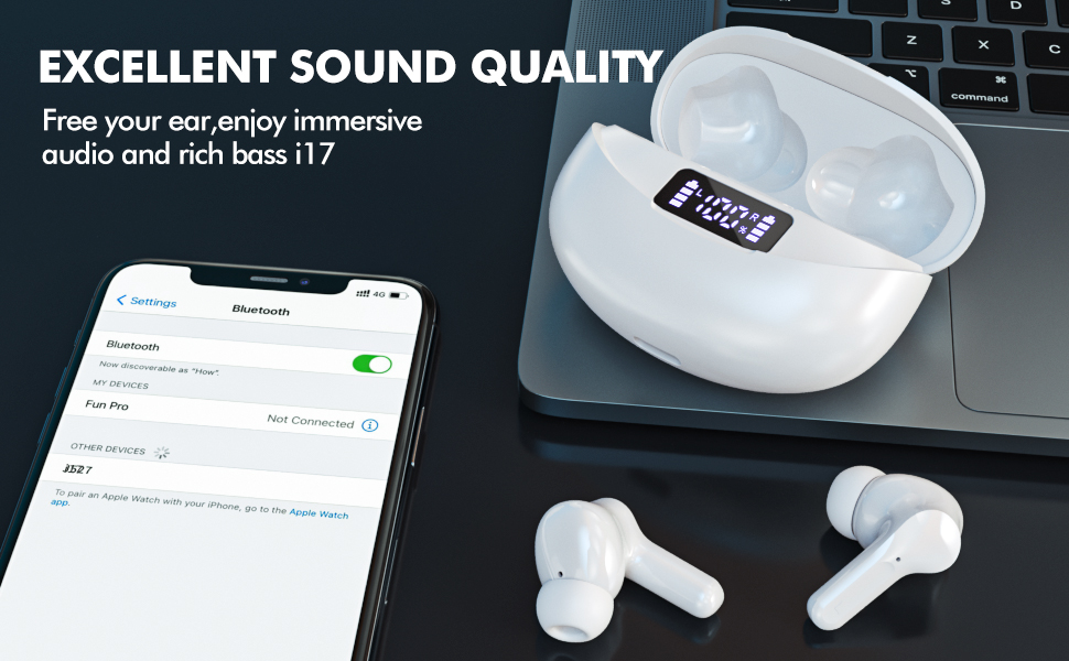 Free your ear enjoy immersive audio and rich bass i17