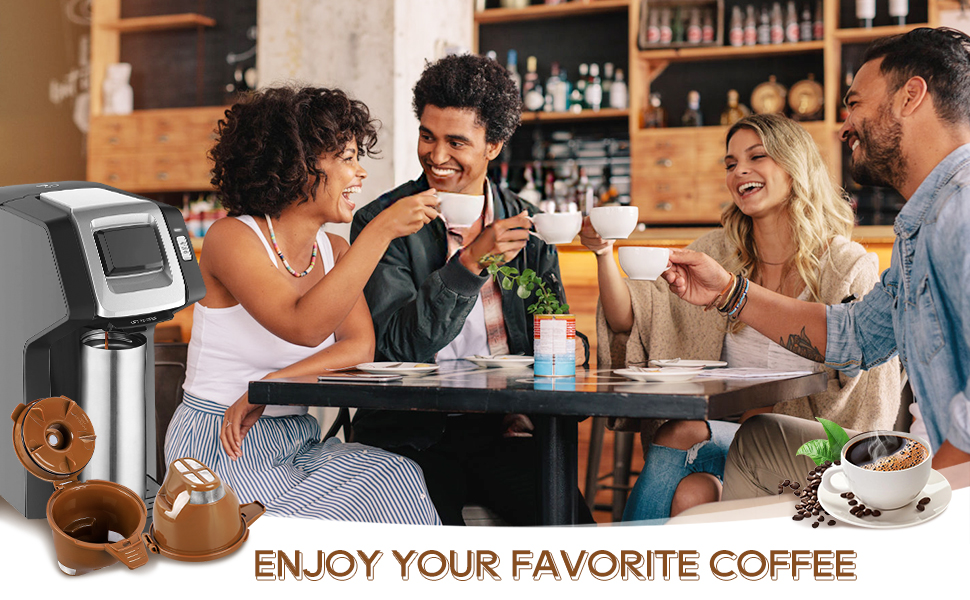 KEEPOW Reusable Single Serve Coffee Filter Coffee Brew