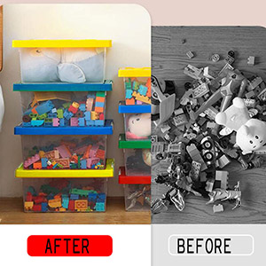 Toy Storage Organizer Bins with Lid