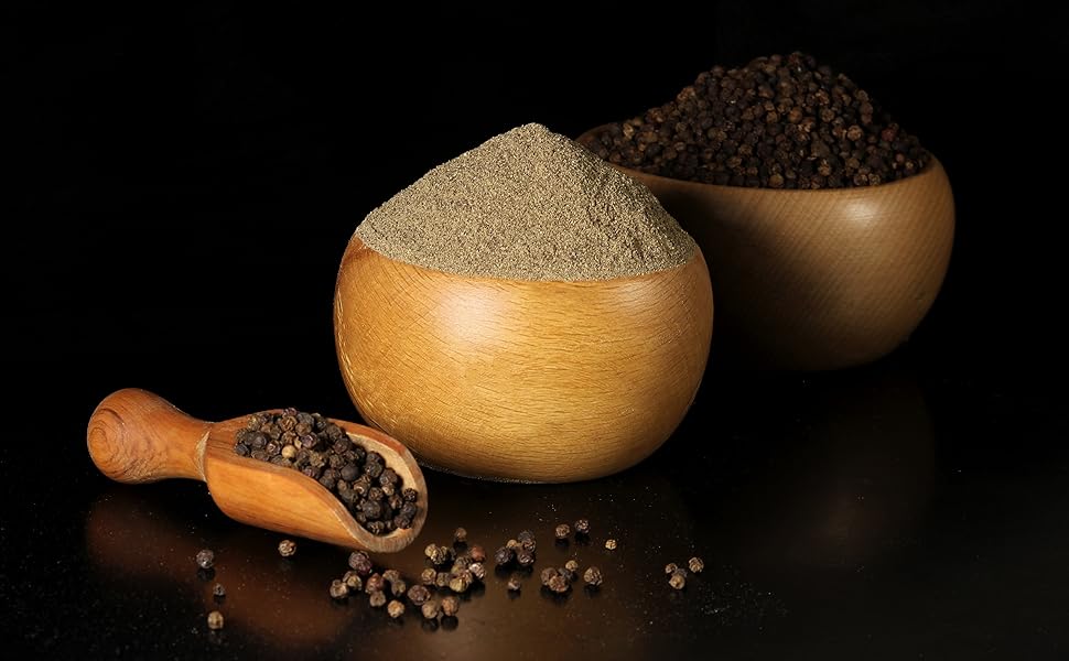 Pfeffer Körner schwarz, Minotaur Spices, Gewürze höchster Qualität