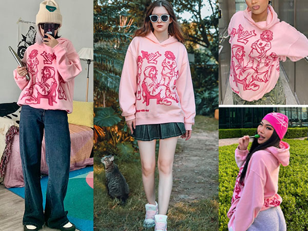 BEEDEN knit jo loose hoodie y2k パーカー VOLYMOON Mens Graphic Oversized Hip Hop Streetwear Casual