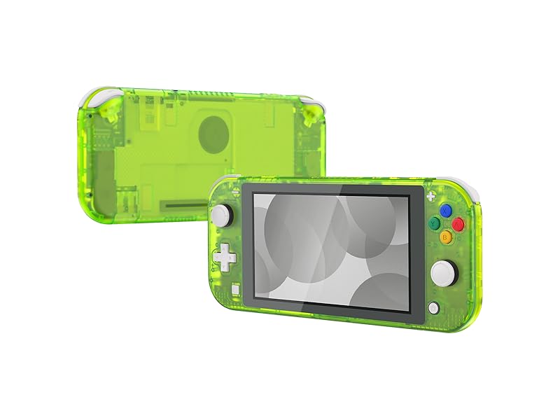 Amazon.com: eXtremeRate Clear Lime Green DIY Replacement Shell for