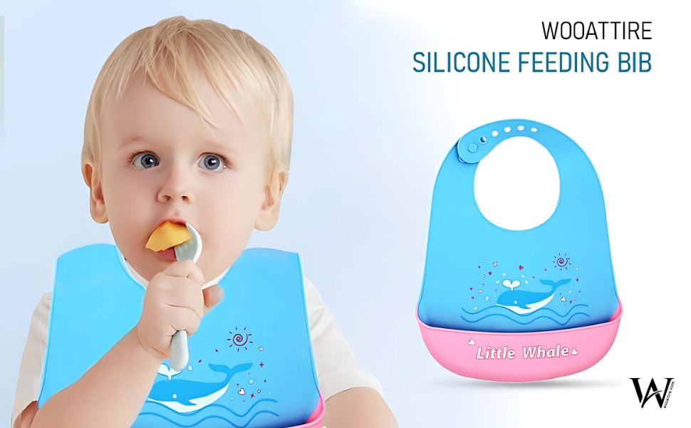 BPA free silicone bib for baby