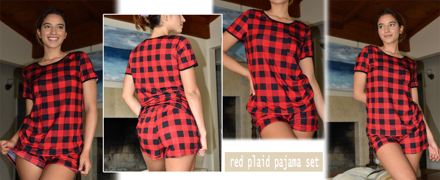 short pajama set