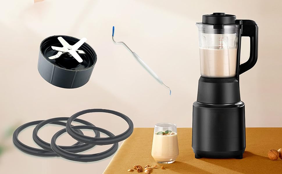 4PCS Rubber Ring+1PCS hook, 3.9inch Gasket Replacement Seal