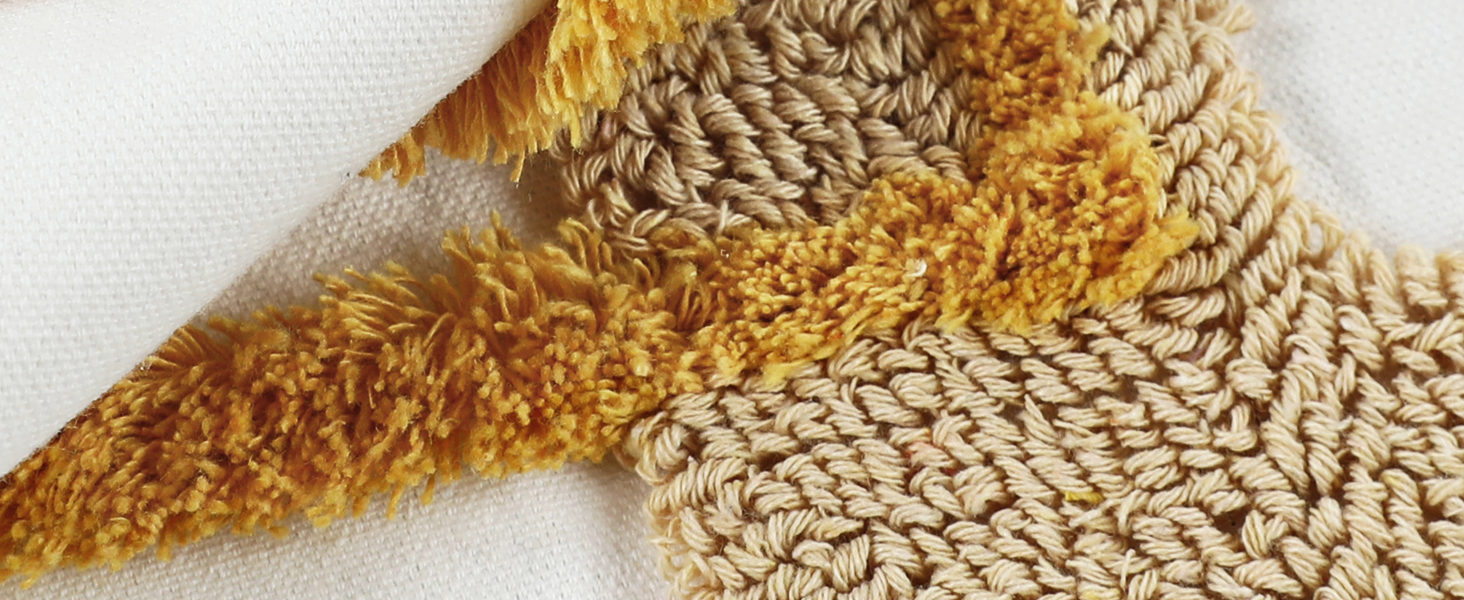 Oirpro Neutral Mustard Yellow and Khaki Throw Pillow Covers