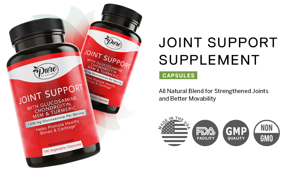 Pure By Nature Joint Support, Glucosamine with Chondroitin