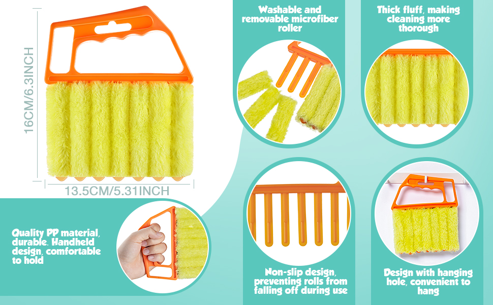 4 Pieces Window Blind Cleaner Tools Window Blind