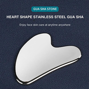 Livronic® Gua Sha Tool For Face | Stainless Steel ... 7 Heart Shape Stainless steel gua sha massage tool
