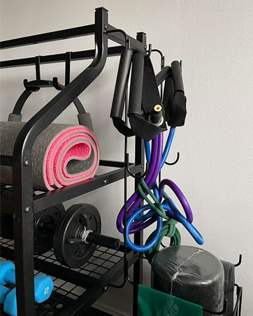  workout storage organizer 