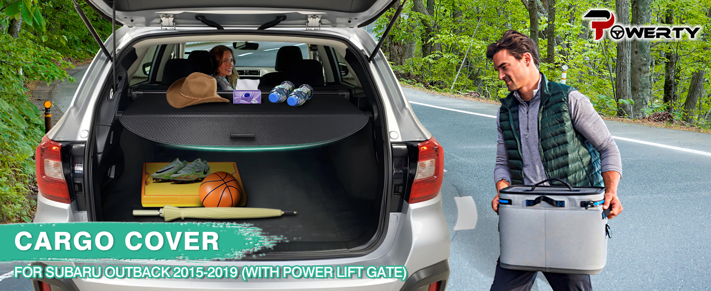 Powerty Cargo Cover for 20152018 2019 Subaru Outback