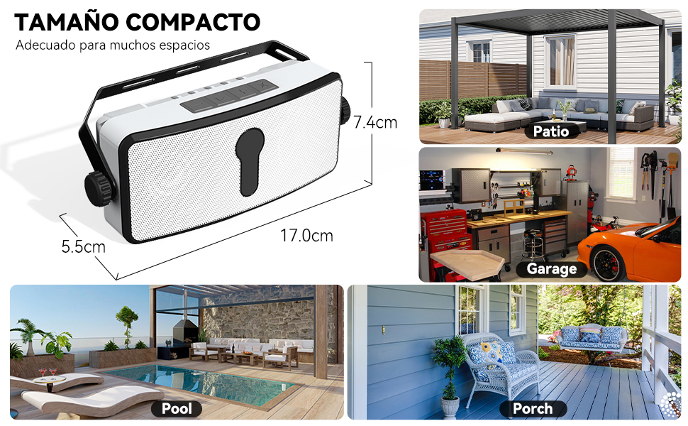 outdoor speaker patio