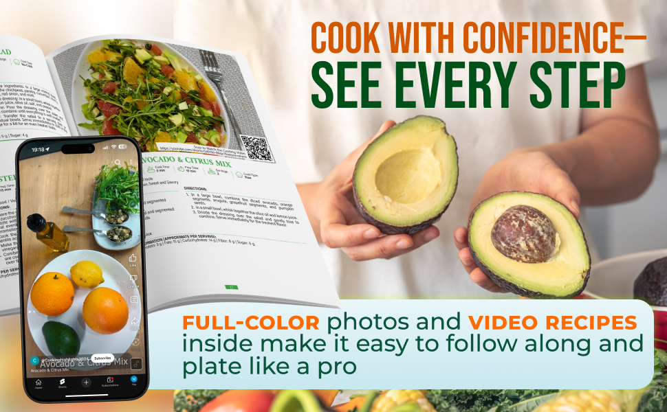 Cook with confidence - see every step