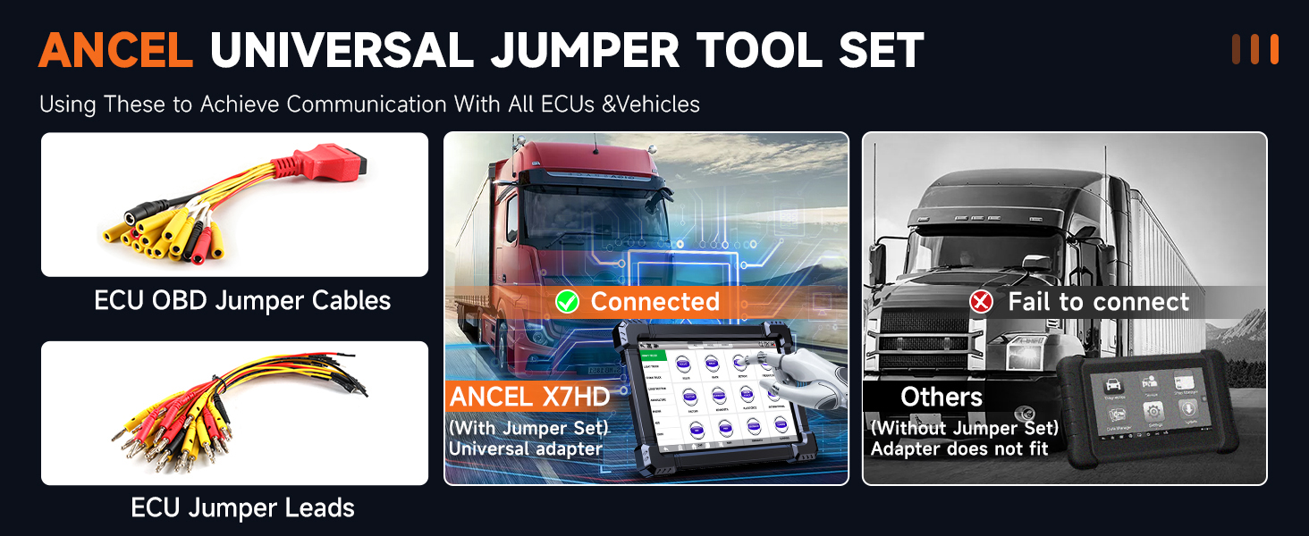 ANCEL X7HD HEAVY DUTY TRUCK SCANNER