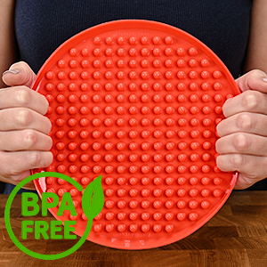 raised mat round bpa free
