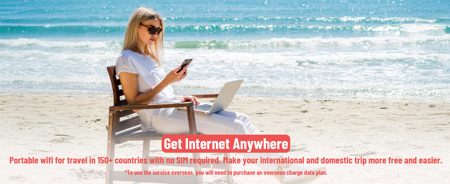 Mobile Hotspot Router Portable WiFi for Travel in 150+ Countries, Local and International Router