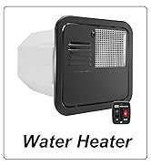 RecPro RV Suburban 6 Gallon Direct Spark Water Heater | Gas & Electric | 12.75”H x 12.75”W x 19.2...