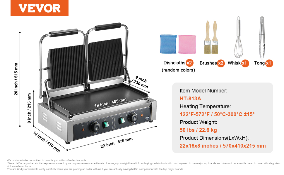 parrilla para panini